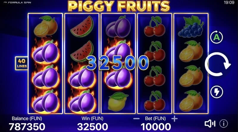 Piggy Fruits - การรวมกันของสัญลักษณ์ลูกหมูและสัญลักษณ์ผลไม้